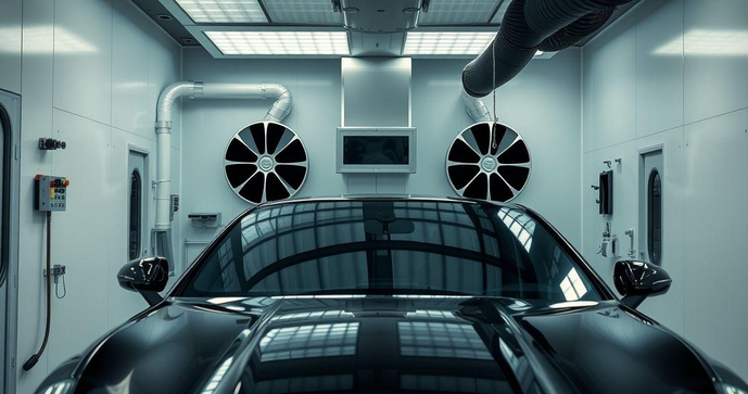 Projeto cabine de pintura automotiva: como garantir qualidade e eficiência na pintura de veículos
