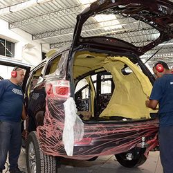 conserto de vidros blindados automotivos